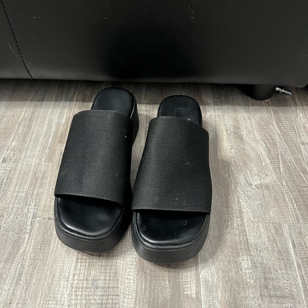 SHEIN Black Mules & Clogs